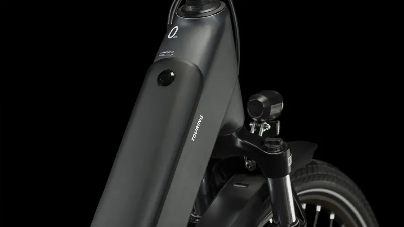 Cube Touring Hybrid One 500 Easy Entry Electric Bike in Grey/White-1