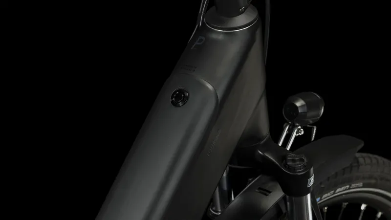 Cube Touring Hybrid Pro 625 Easy Entry Electric Bike in Black/Metal-1