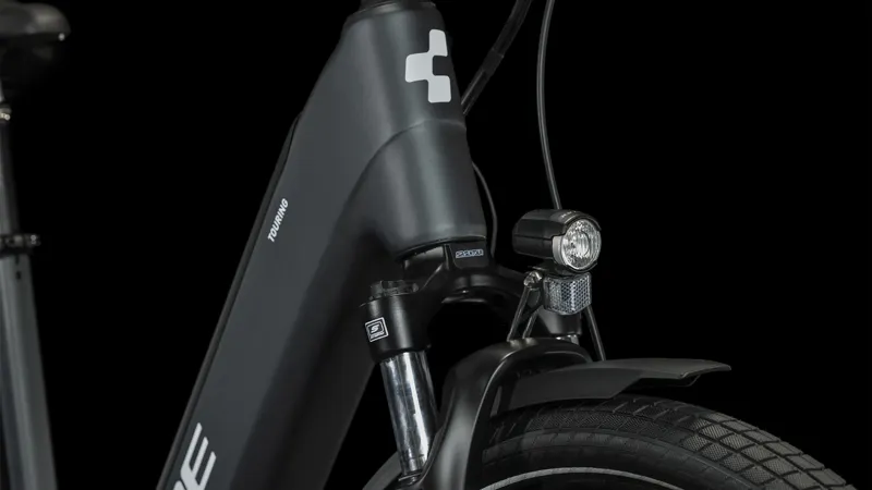 Cube Touring Hybrid One 500 Easy Entry Electric Bike in Grey/White-2