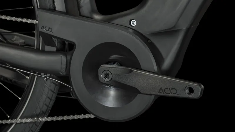 Cube Touring Hybrid Pro 625 Easy Entry Electric Bike in Black/Metal-5