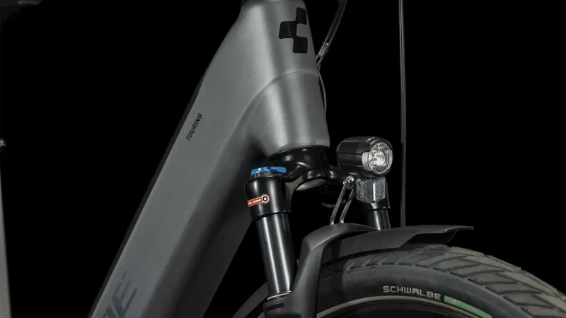 Cube Touring Hybrid EXC 625 Easy Entry Electric Bike in Grey/Metal-2