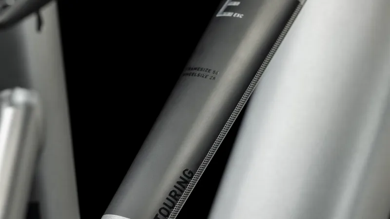 Cube Touring Hybrid EXC 625 Trapeze Electric Bike in Grey/Metal-3