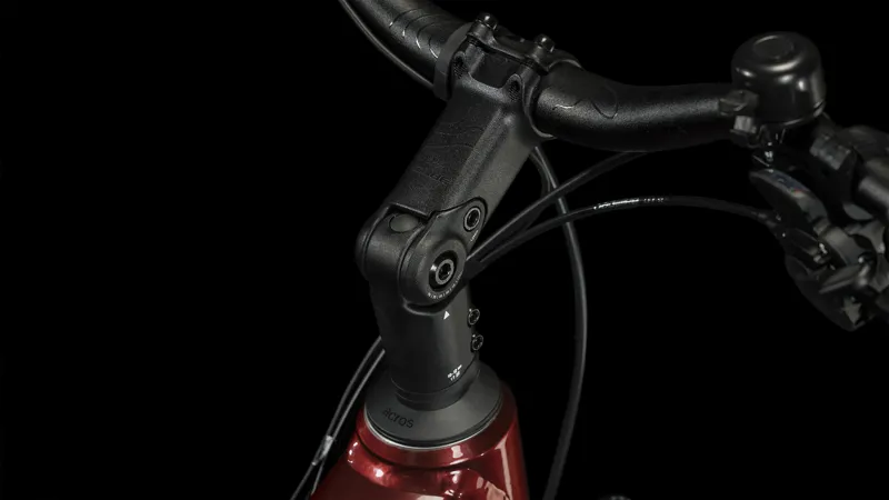 Cube Touring Hybrid EXC 625 Trapeze Electric Bike in Red/White-1