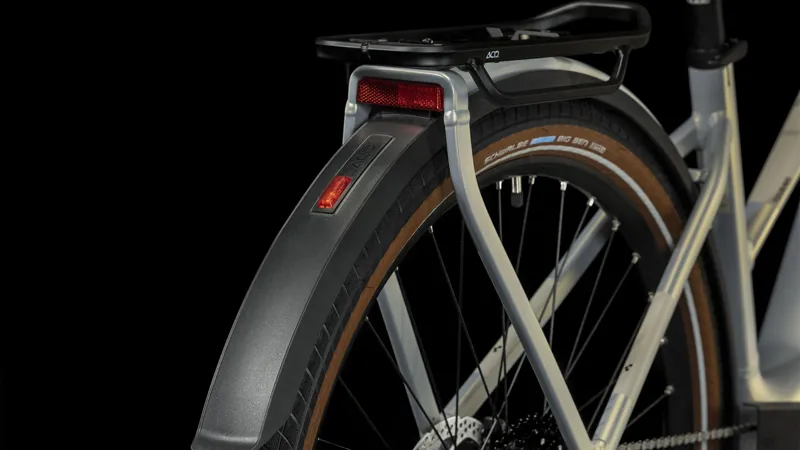 Cube Touring Hybrid Pro 625 Trapeze Electric Bike in Pearly Silver-3