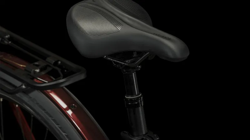 Cube Touring Hybrid EXC 625 Trapeze Electric Bike in Red/White-4