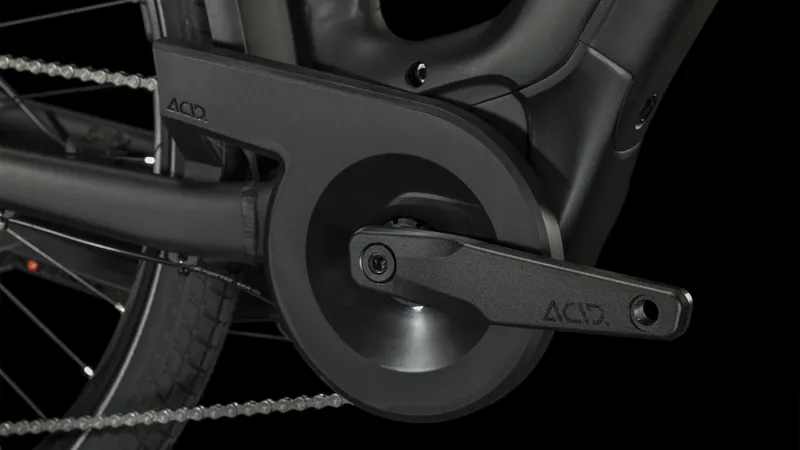 Cube Touring Hybrid Pro 625 Trapeze Electric Bike in Black/Metal-3