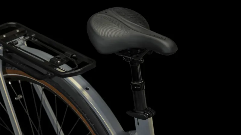 Cube Touring Hybrid Pro 625 Trapeze Electric Bike in Pearly Silver-2