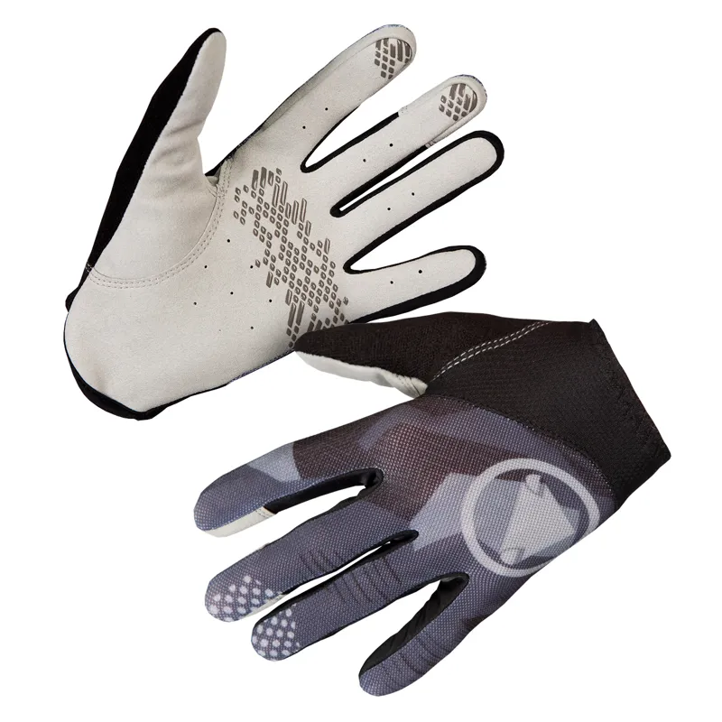 Endura Hummvee Lite Icon Gloves in Grey Camo