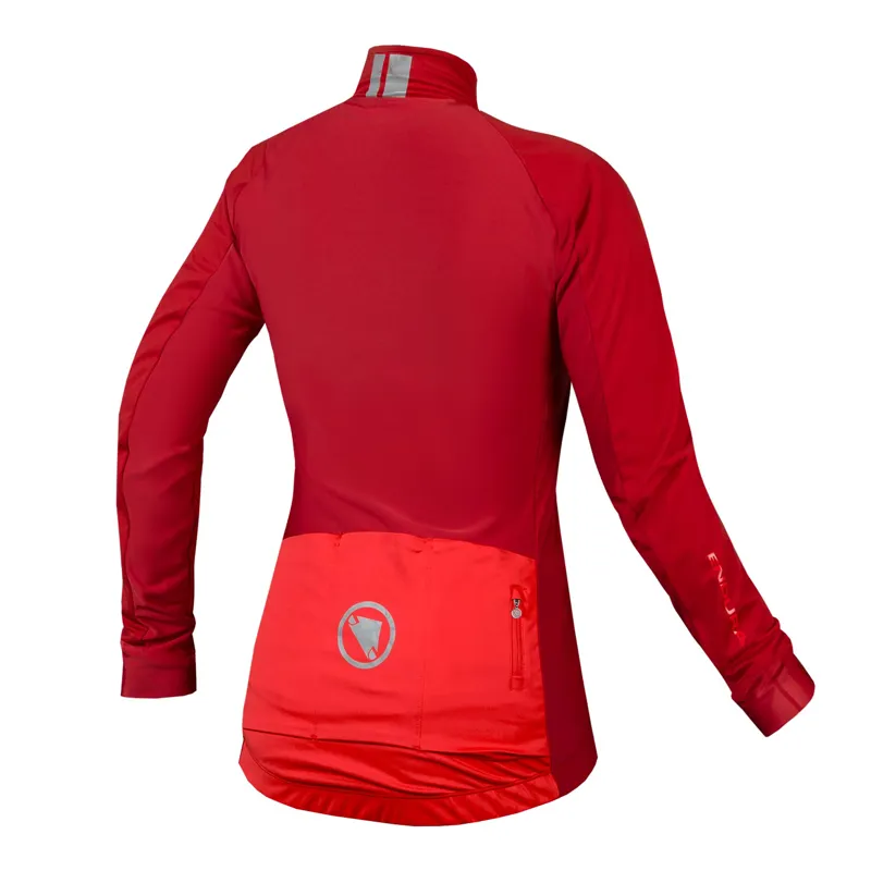 Endura FS260 Pro Jetstream Long Sleeved Womens Jersey in Red-1