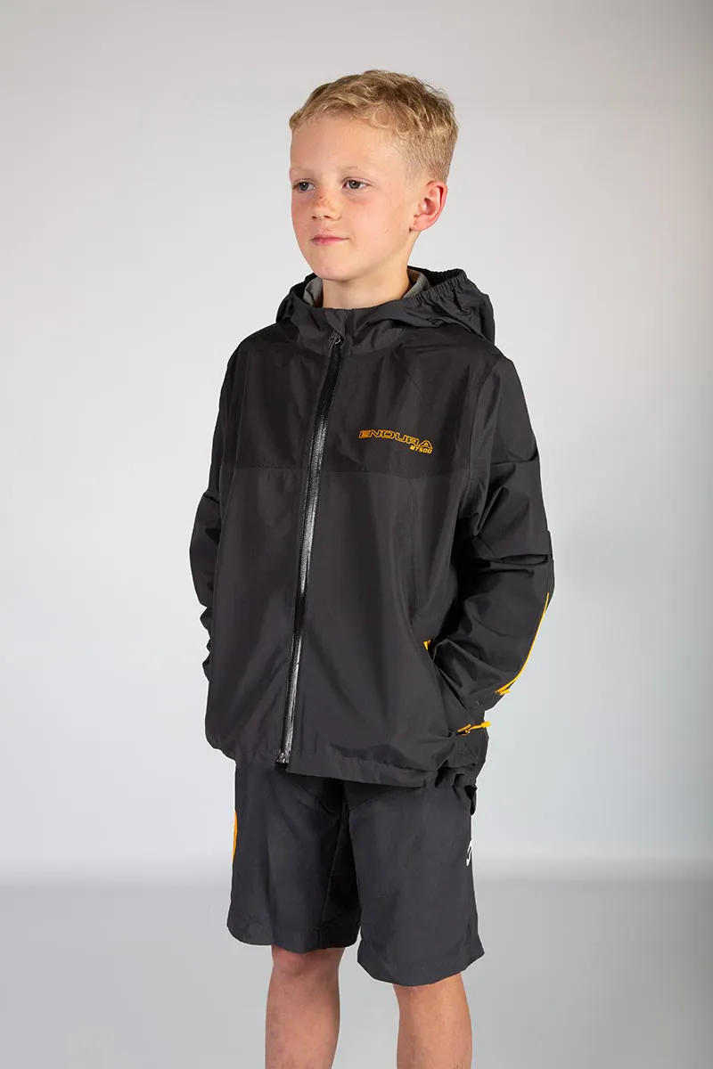 Endura Kids MT500JR Waterproof Jacket in Paprika-3