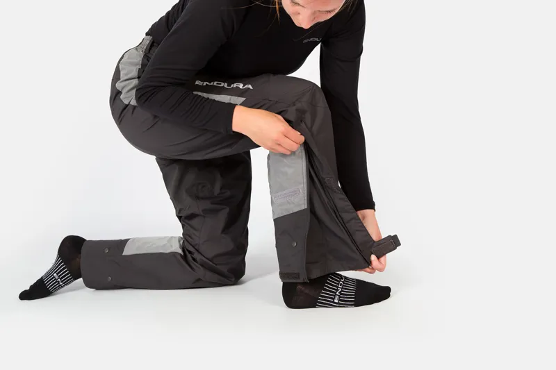 Endura Women's Urban Luminite Waterproof Cycling Pants in Grey-4