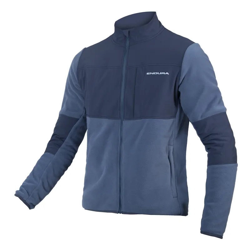 Endura Hummvee Full Zip Fleece in Ensign Blue