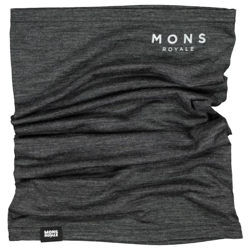 Mons Royale Light Adventure Merino Cool Neckwarmer Smoke