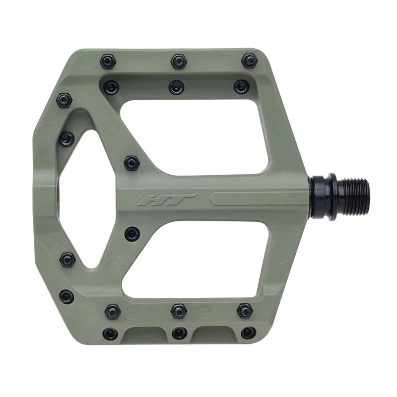 Ht Components PA32 Supreme-C Pedals Olive Green 9/16
