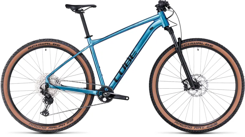 Cube Reaction Pro Mountain Bike in Switch Blue/Black