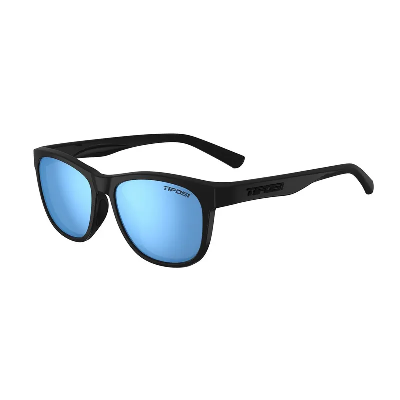 Tifosi Swank Polarised Single Lens Sunglasses BLACKOUT 