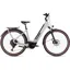 Cube Touring Hybrid Pro 625 Easy Entry Electric Bike in Pearly Silver