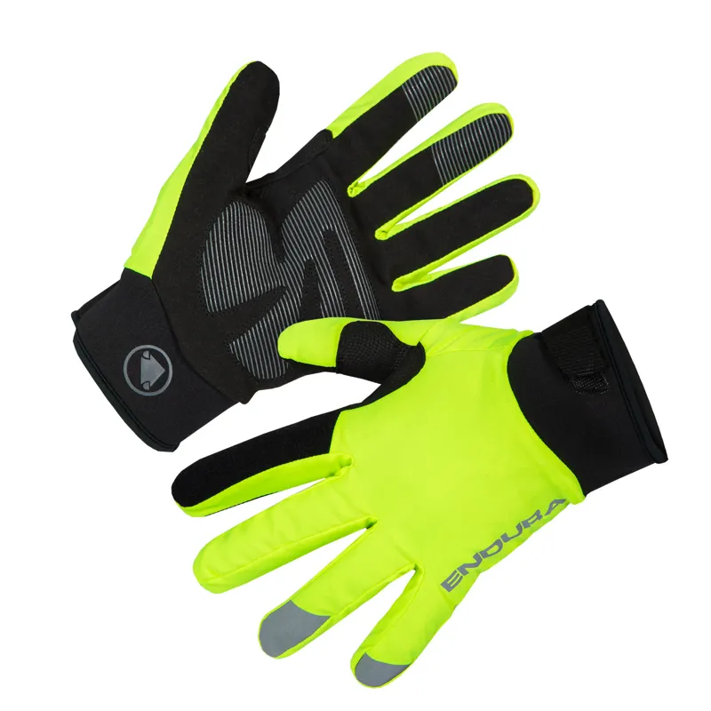 Endura Strike Winter Cycling Gloves in Yellow