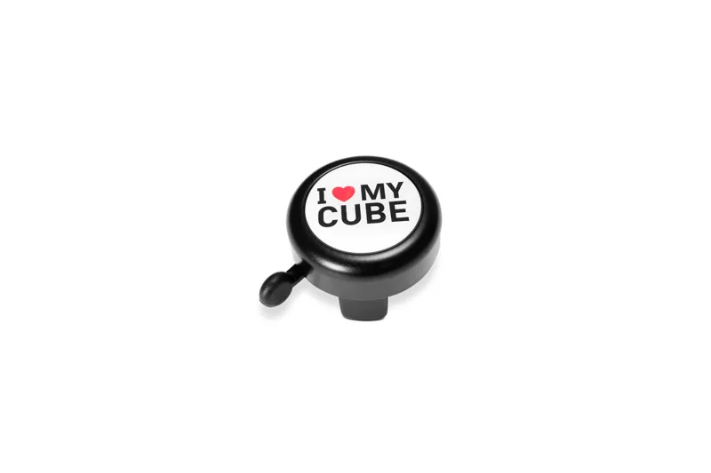 Cube I Love My Cube Bell in Black