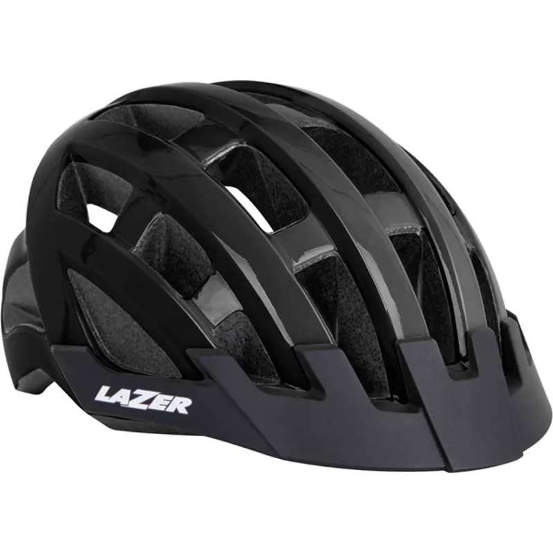 Lazer Compact Adult Cycling Helmet In Black 54-61cm 