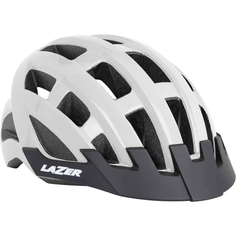 Lazer Compact Adult Cycling Helmet In White  54-61cm 