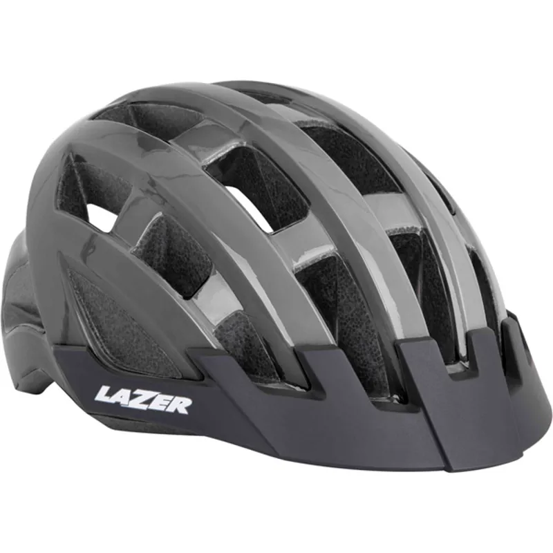Lazer Compact Adult Cycling Helmet In Grey 54-61cm