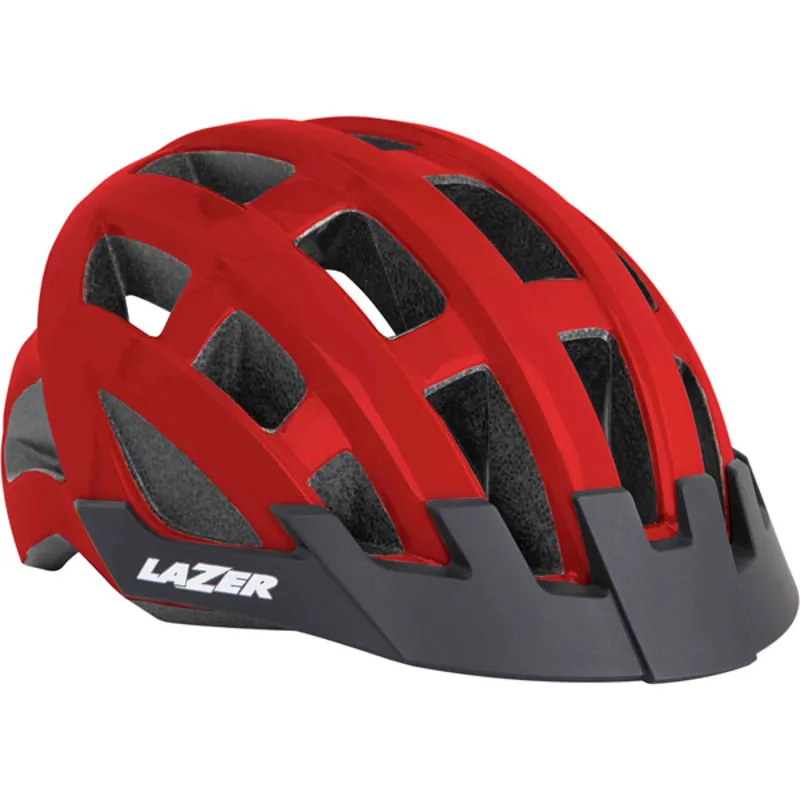 Lazer Compact Adult Cycking Helmet In Red  54-61cm 
