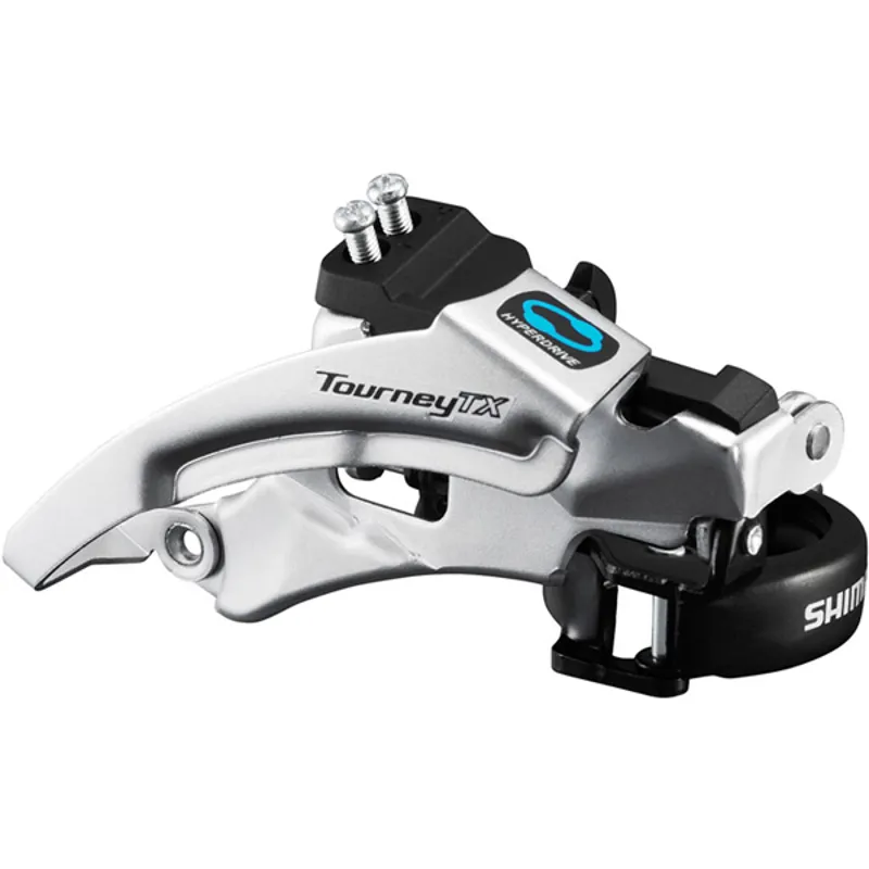 Shimano Front Derailleur TX800 Multi 48T Silver/ Black 7-8-speed top swing