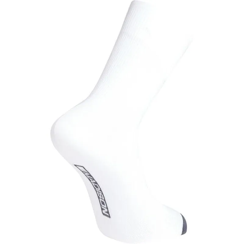 Madison RoadRace Long Cycling Socks in White-1