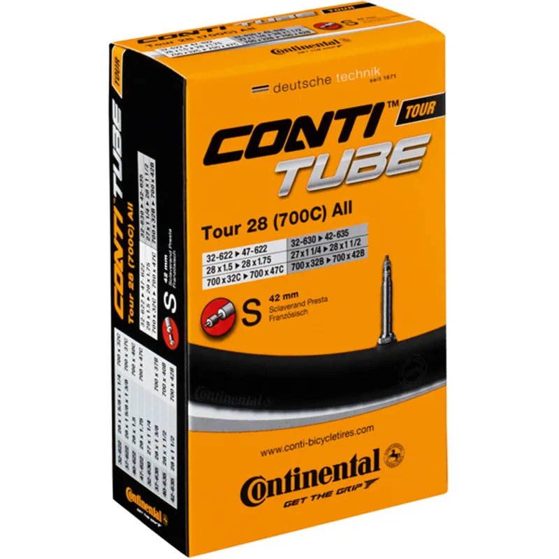 Continental Tour 28 mm 700c Road Bike Inner Tube 