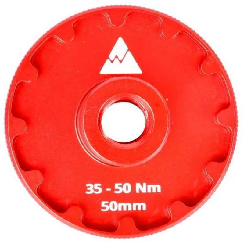 Wheels Mfg T47 Bottom Bracket Tool 16-Notch 50mm Red 