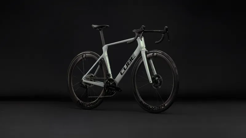 Cube Agree C:62 SLT Di2 Road Bike in Stormy Opal/Black-1