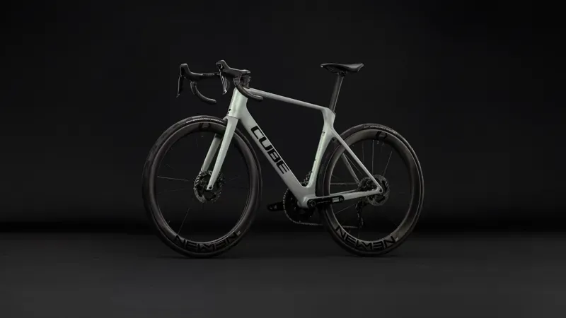 Cube Agree C:62 SLT Di2 Road Bike in Stormy Opal/Black-3