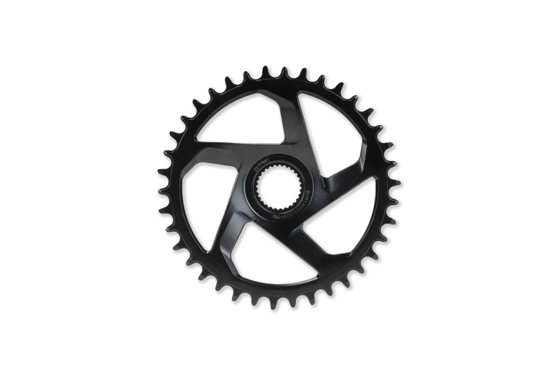 Acid Chainring Hybrid HPS CL52 BDU38/34 in Black-1