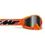 FMF Powerbomb Silver Mirror Lens Goggles in Orange