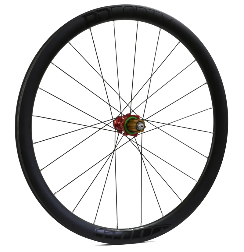 Hope RD40 RS4 Centre Lock Carbon Rear Wheel in Red