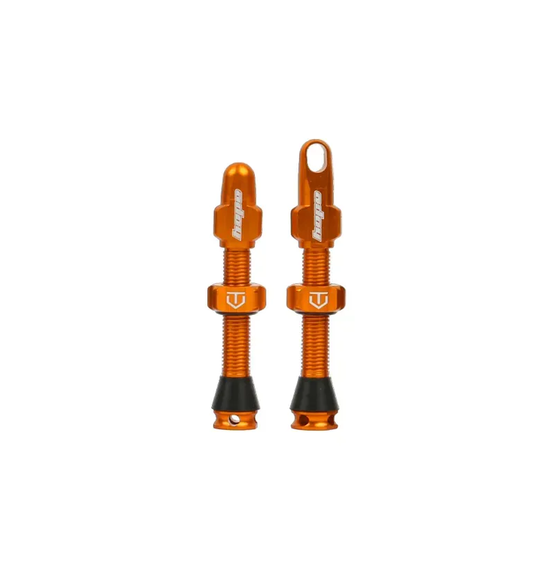 Hope Tech Tubeless Valve Pair - 60mm - Orange