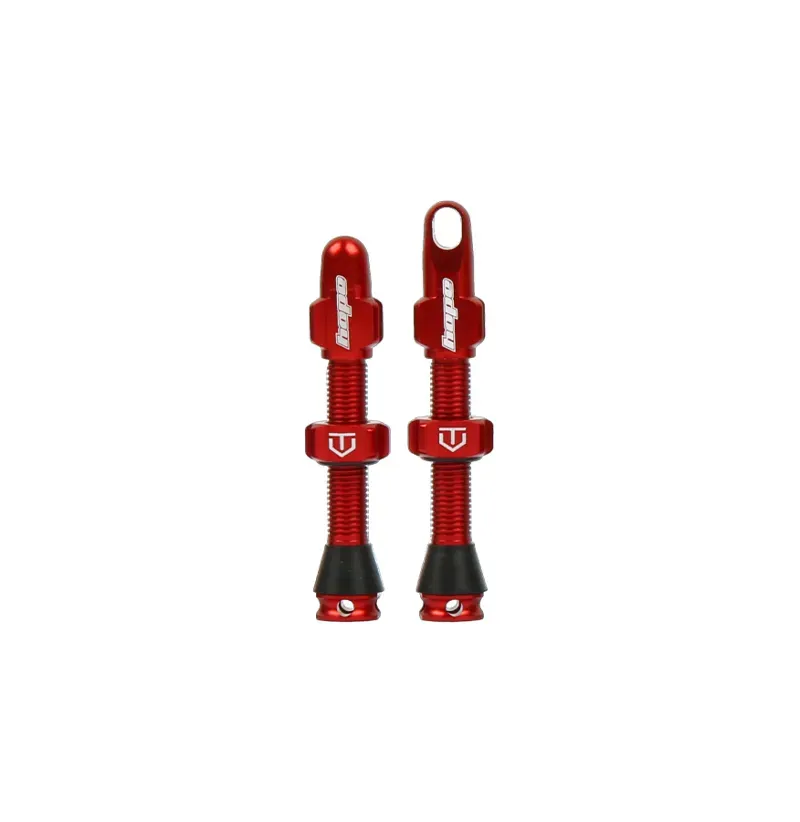 Hope Tech Tubeless Valve Pair - 60mm - Red